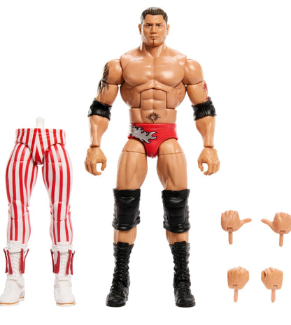 Mattel WWE Elite Collection Action Figure Royal Rumble Batista with Accessory and Virgil Build-A-Figure Parts