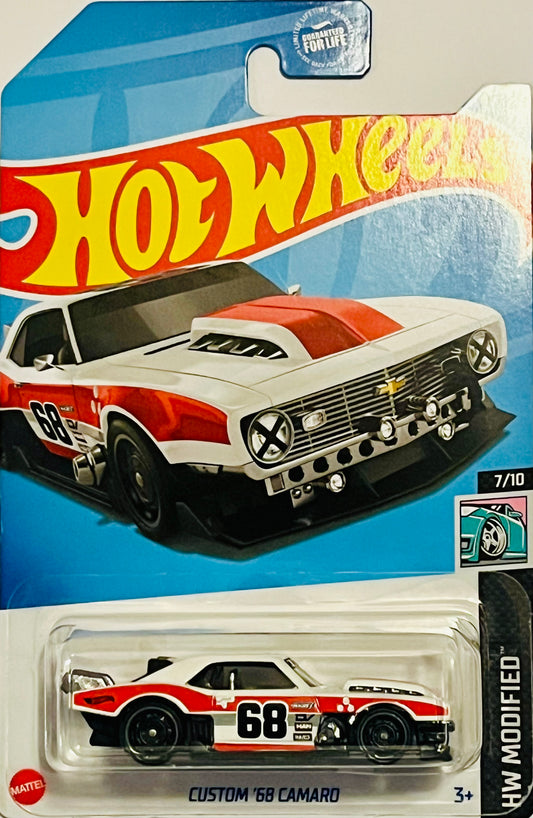 Hot Wheels Custom '68 Camaro, HW Slammed 2/5 [White] 81/250