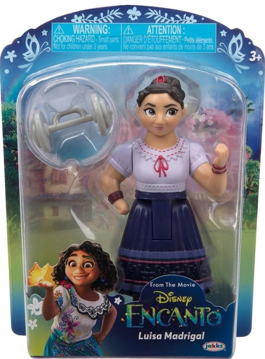 Disney Encanto Small 2.5” Plastic Doll (Luisa Madrigal)