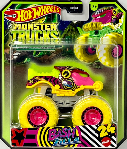 Hot Wheels Monster Truck Bash Zilla Glow In The Dark