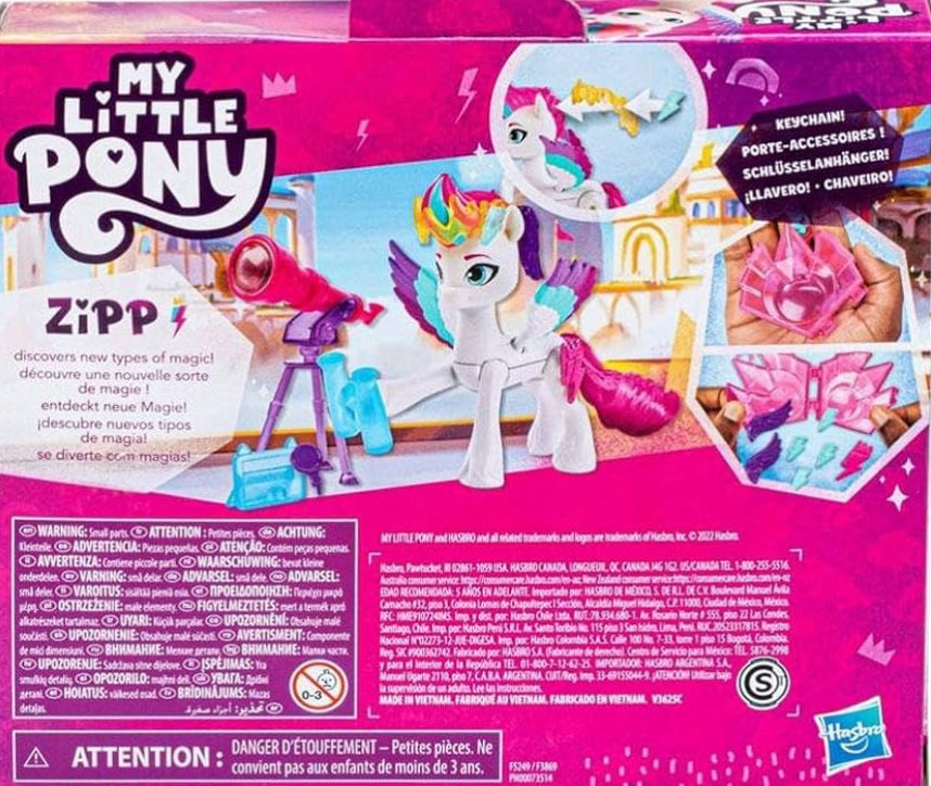 My Little Pony: Make Your Mark Cutie Magic Zipp Storm - 3-Inch Hoof to Heart with Surprise Accessories, for Kids Ages 5 and Up