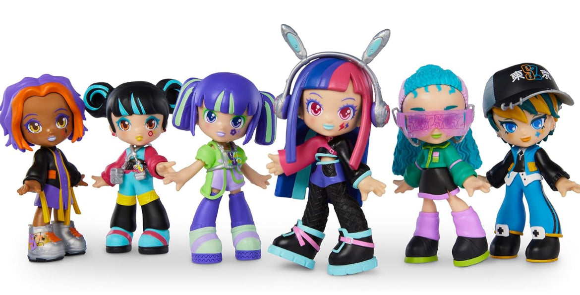 Squadz Place - Tokyo Trends (Random) Surprise Dolls with Unique Vibes, Fashion Sense, and Personality - Collectible Tiny Home with Fashion-Forward Surprises