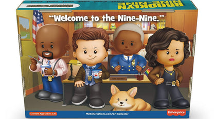 Little People Collector Brooklyn Nine-Nine TV Series Special Edition Set for Adults & Fans, 4 Figures in Display Package