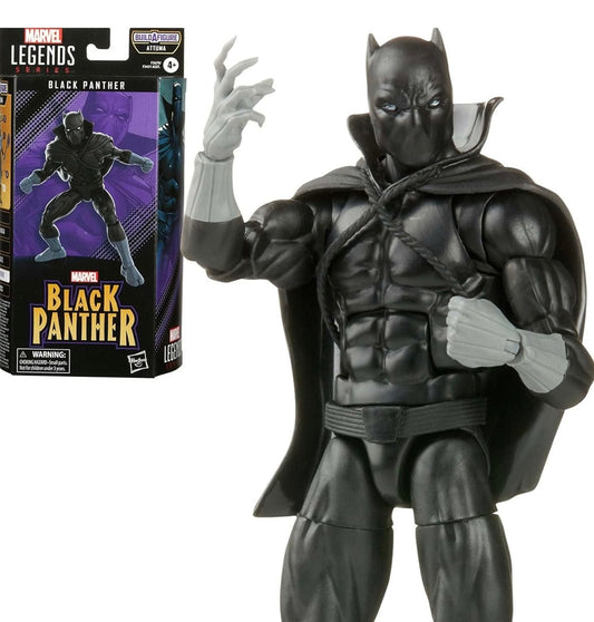 Marvel Legends Series Classic Comics Black Panther 6-inch Action Figure Toy, 2 Accessories, 1 Build-A-Figure Part