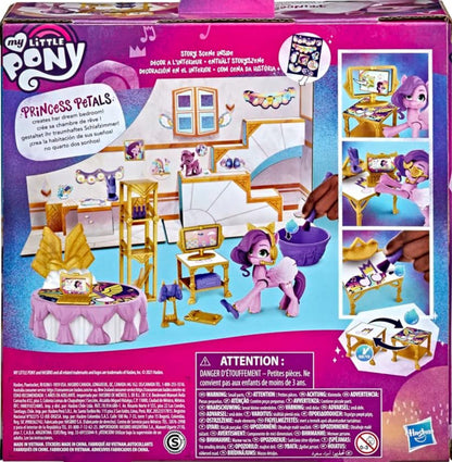 My Little Pony: A New Generation Royal Room Reveal Princess Pipp Petals - 3-Inch Pink Pony, Water-Reveal Accessories, Toy for Kids Ages 5 and Up