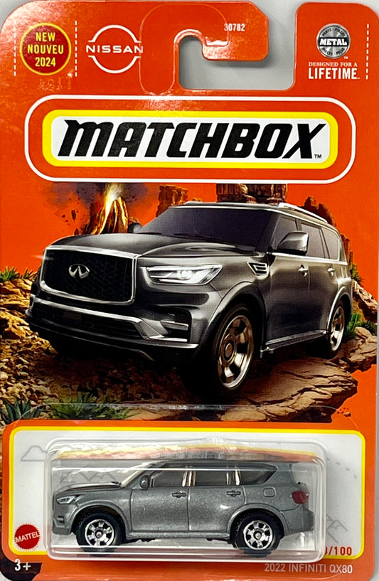 Matchbox - 2024 Series Car - Gray 2022 INFINITI QX 80