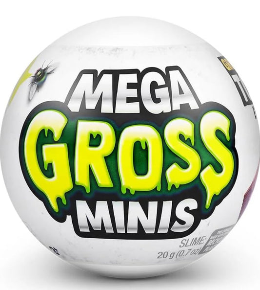 ZURU 5 Surprise Mega Gross Minis Mystery Pack [5 Grossest Surprise Miniature Toys Ever!], Green