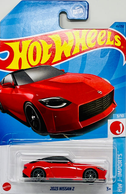 Hot Wheels Nissan Z J-Imports (Red) with Protector