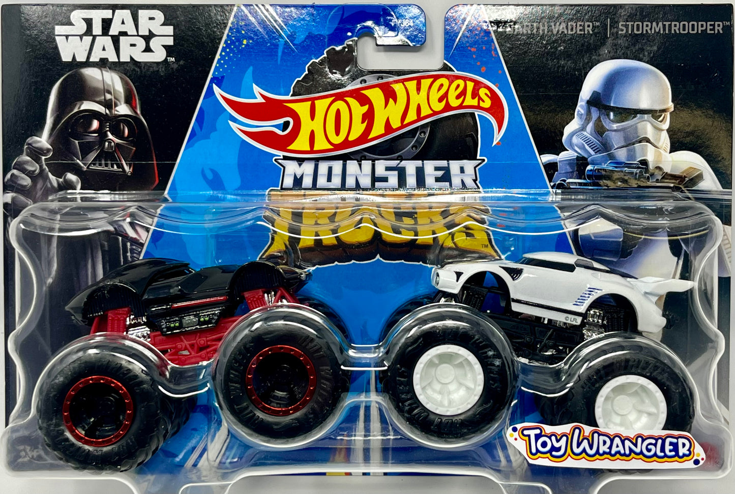 Hot Wheels Monster Trucks Demolition Darth Vader Vs Stormtrooper