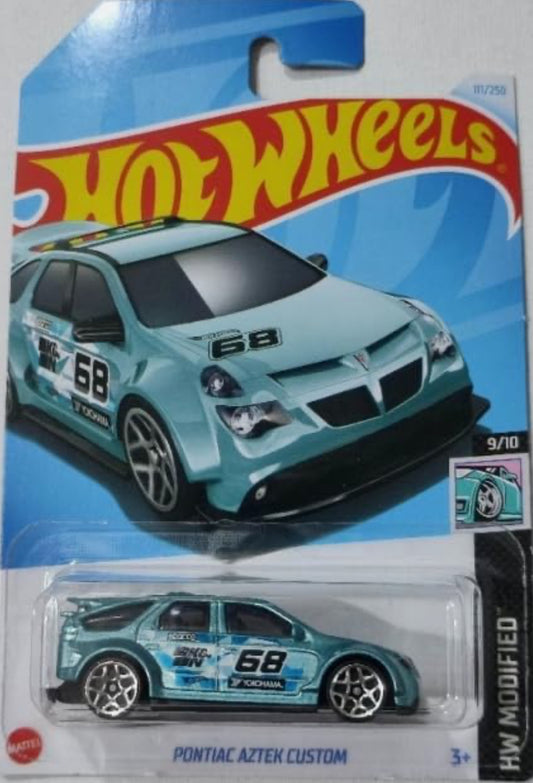 Hot Wheels Pontiac Aztek Custom 111/250 Modified 9/10 New for 2024, Blue