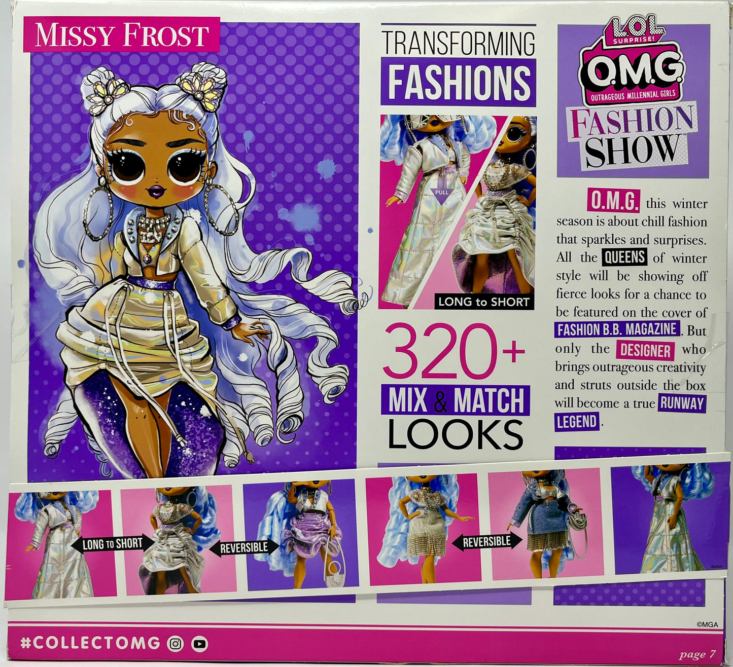 L.O.L. Surprise! OMG Fashion Show Style Edition Missy Frost 10" Fashion Doll