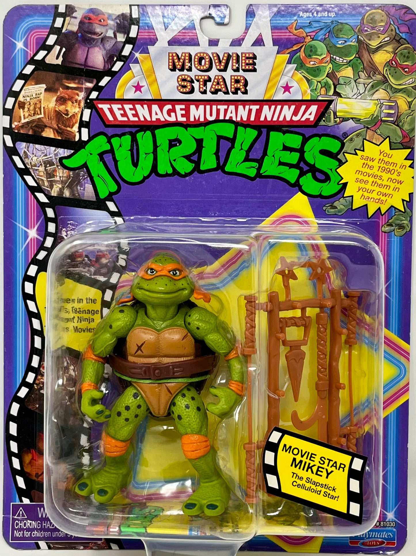 Teenage Mutant Ninja Turtles Michelangelo Movie Star Figure