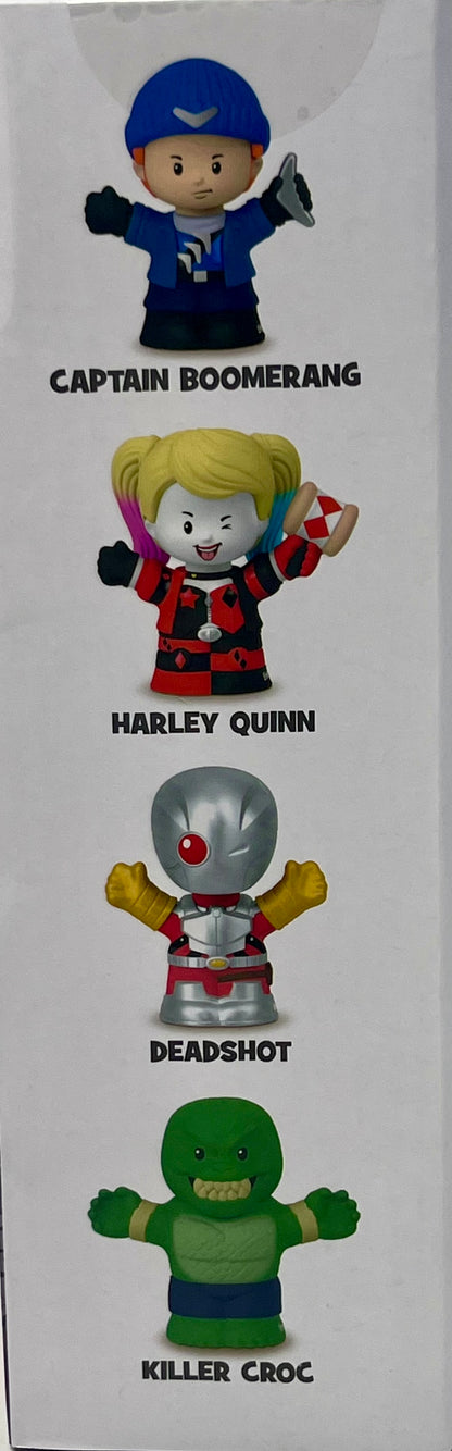 Little People Collector DC Suicide Squad Special Edition Set for Adults & Fans, 4 Figures in Display Package