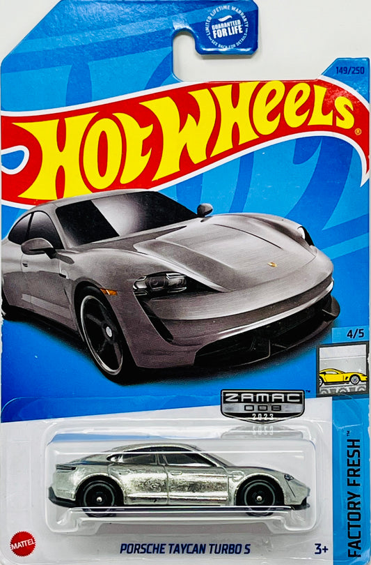 Hot Wheels Zamac Porsche Taycan Turbo S Factory Fresh 4/5 with Protector