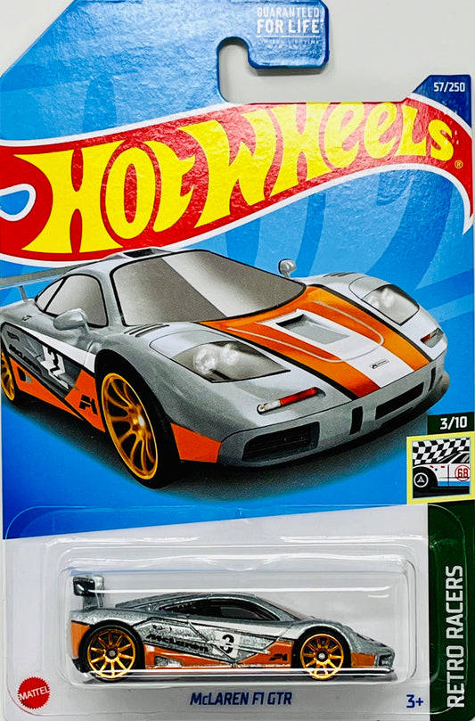 Hot Wheels ZAMAC McLaren F1 GTR w/Protector