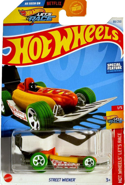 Hot Wheels Street Wiener (Hot Dog Car) 88/250 Hot Wheels Let’s Race 1/5