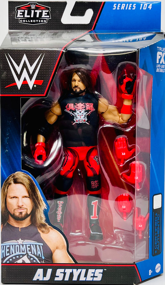 WWE Elite Collection AJ Styles Series 104 True FX Action Figure