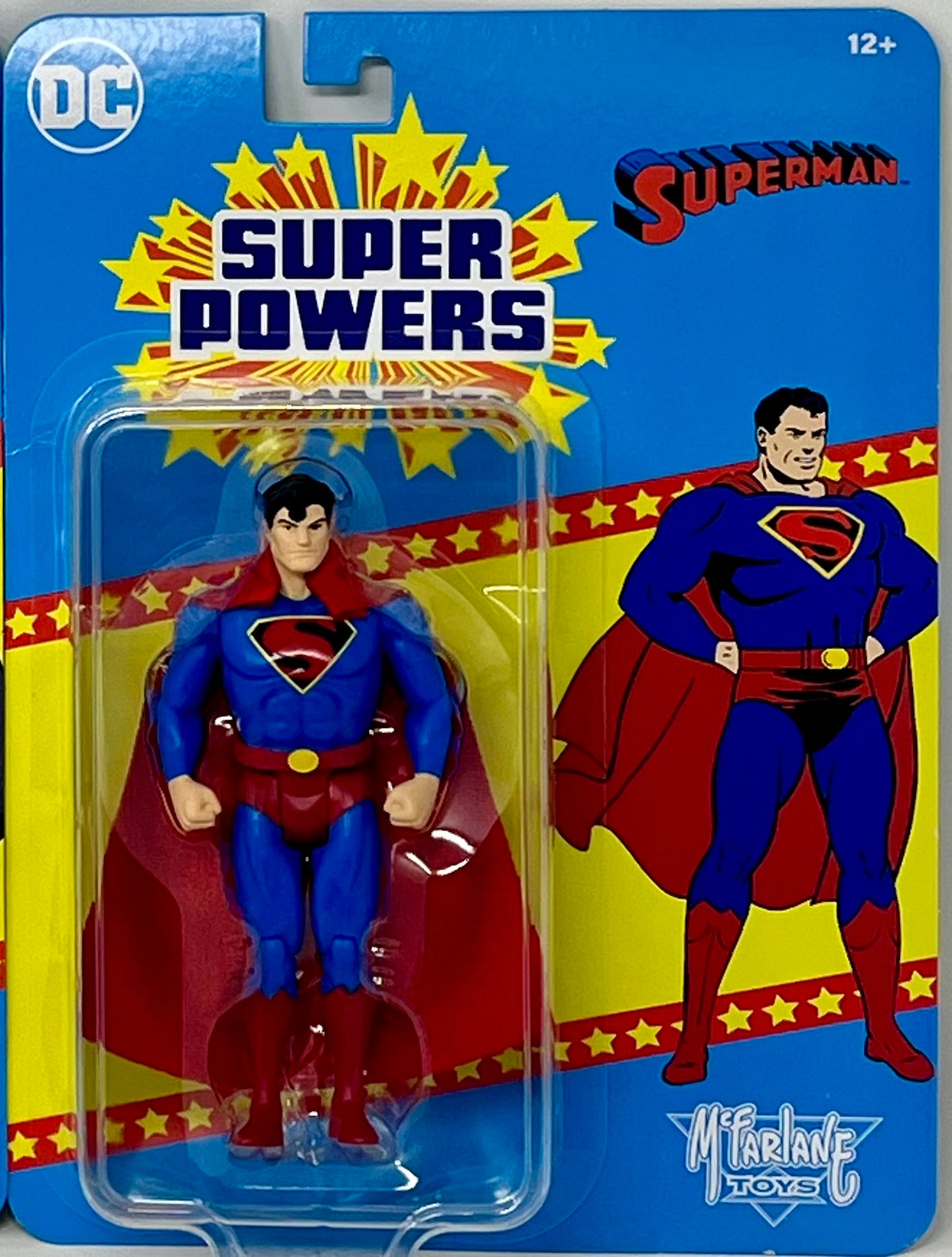 McFarlane DC Super Powers SUPERMAN Fleischer Suit 5" Figure #38 Wave 8