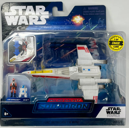 Star Wars Micro Galaxy Squadron Luke Skywalker X-Wing 1 of 5000 CHASE