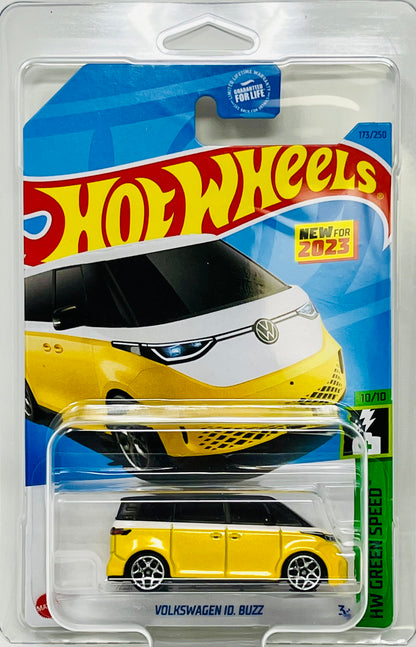 Hot Wheels Volkswagen ID Buzz (Yellow) with Protector