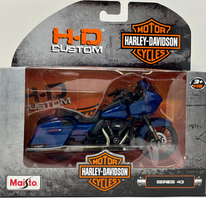 Maisto H-D Custom 1:18 Scale Blue 2022 Harley Davidson CVO Road Glide Series 43