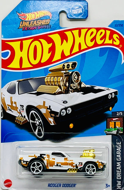 Hot Wheels Rodger Dodger (White) Dream Garage