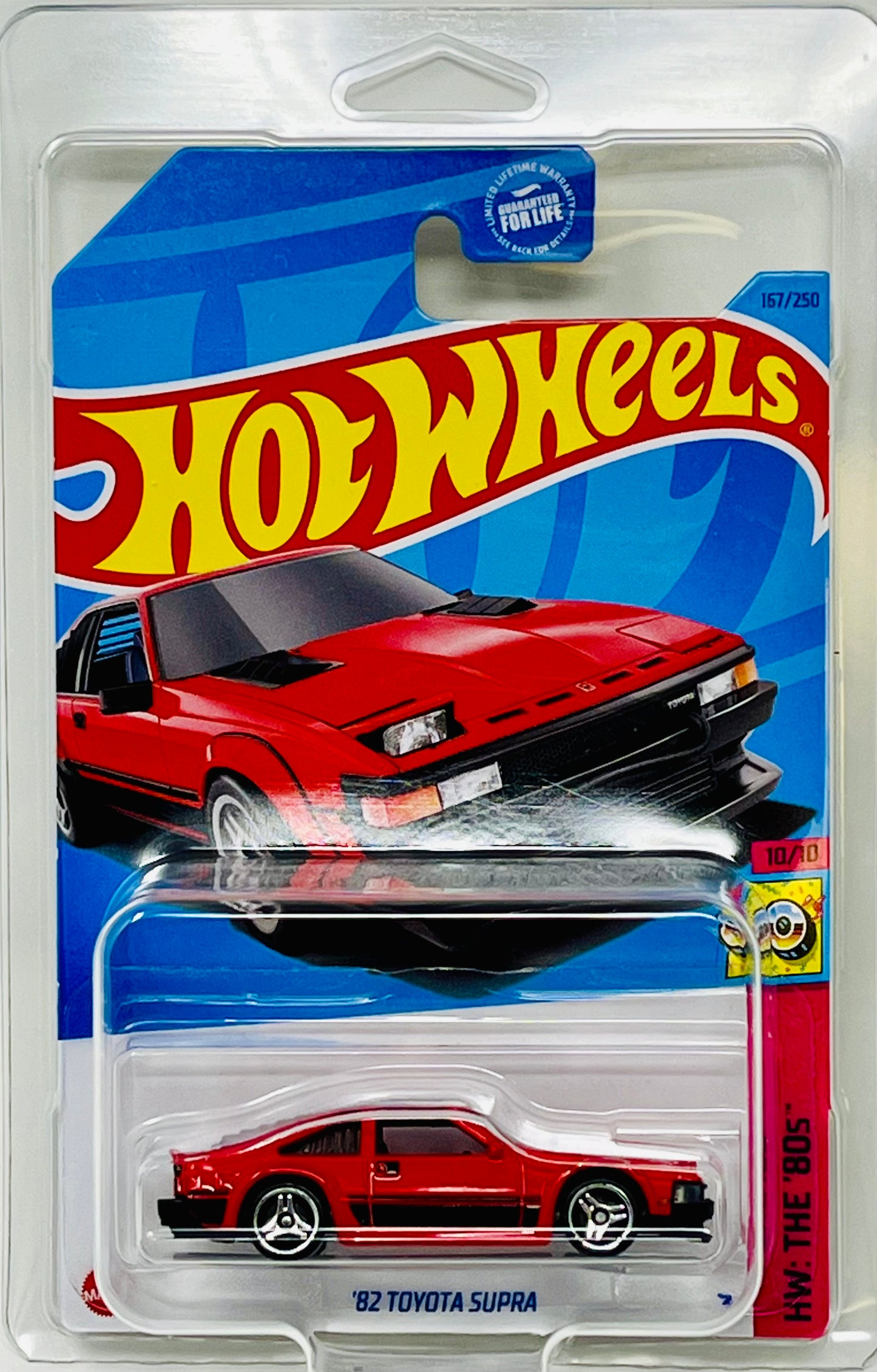 Hot Wheels '82 Toyota Supra (Red) with Protector