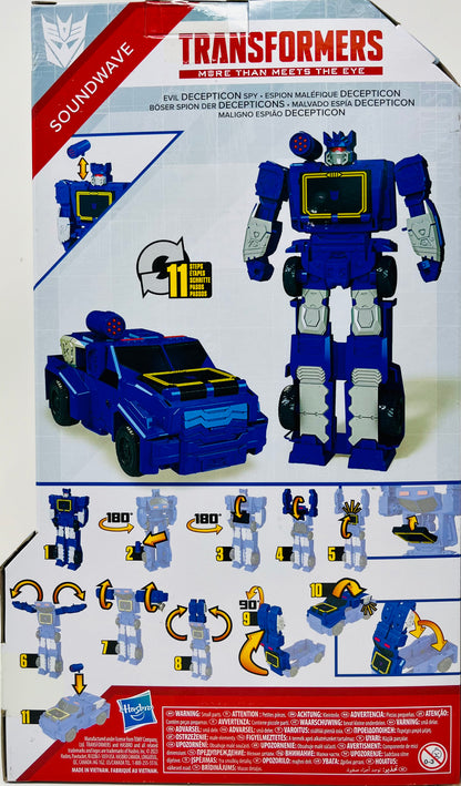 Transformers Authentics 11" Titan Changer Soundwave Action Figure