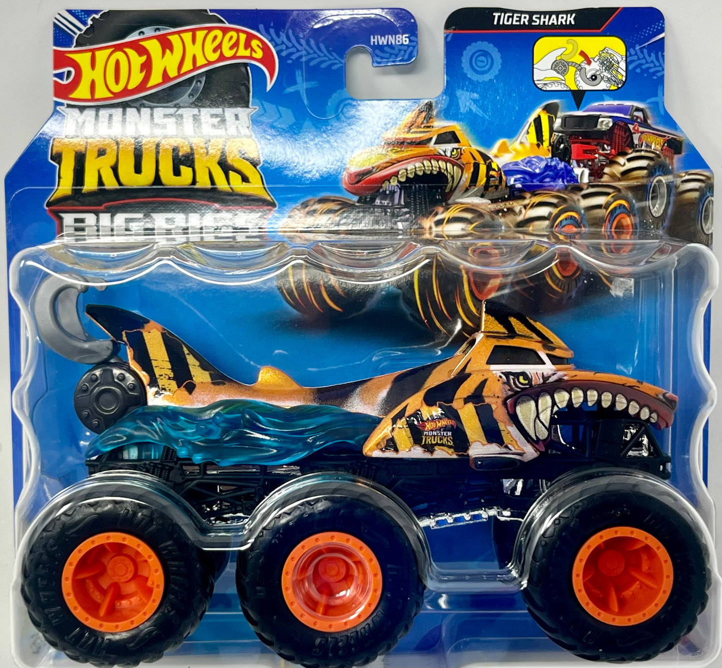 Hot Wheels Monster Trucks Big Rigs - Tiger Shark