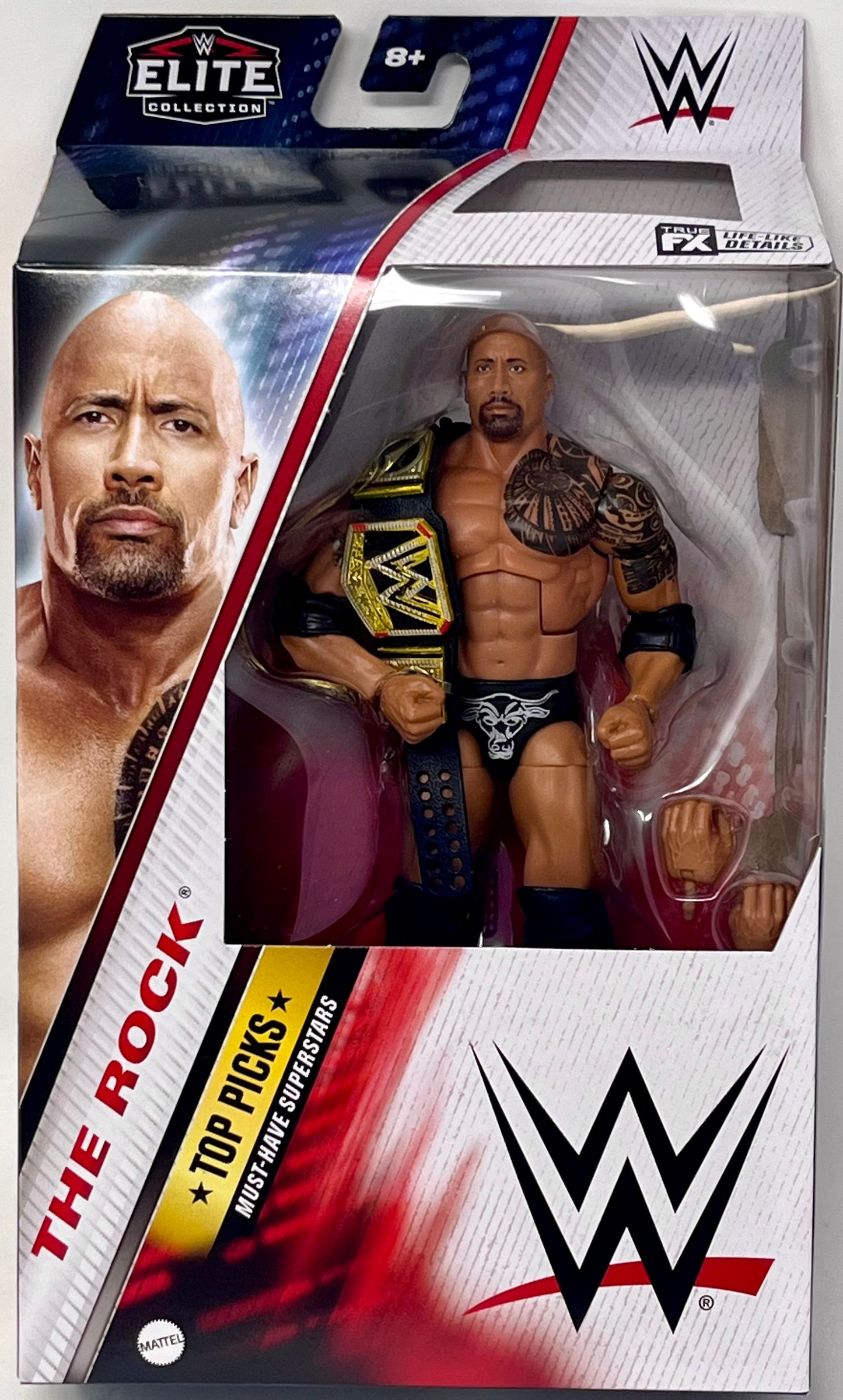 WWE Elite Top Picks 2024 Wave 4 The Rock Action Figure