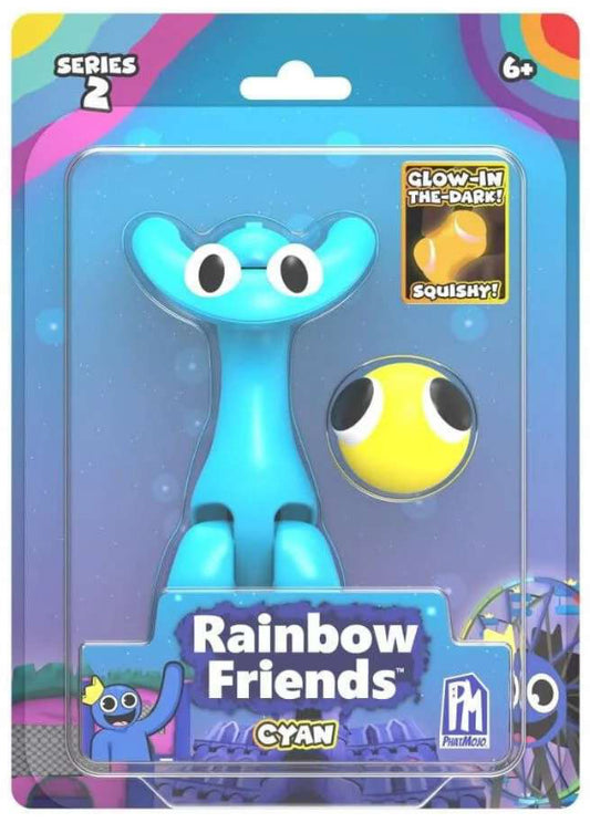 RAINBOW FRIENDS - Action Figure - Cyan - Series 2