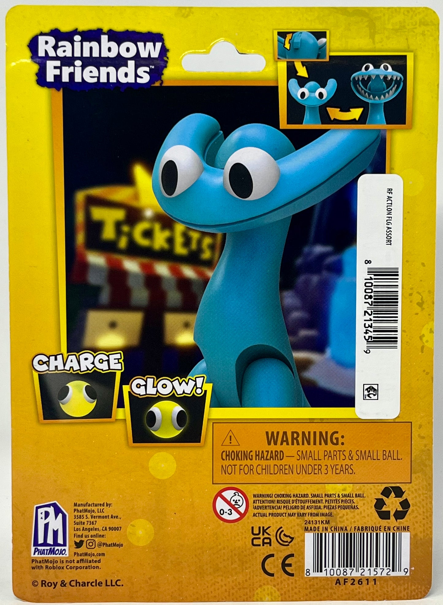 RAINBOW FRIENDS - Action Figure - Cyan - Series 2