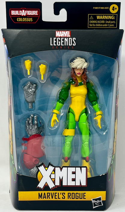 Marvel Hasbro Legends Series 6-inch Scale Action Figure Toy Marvel's Rogue Premium Design, 1 Figure, 2 Accessories, and 1 Build-A-Figure Part