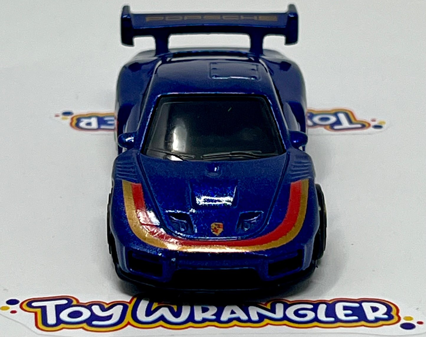 Hot Wheels Porsche 935 (Blue with Stripes) with Protector