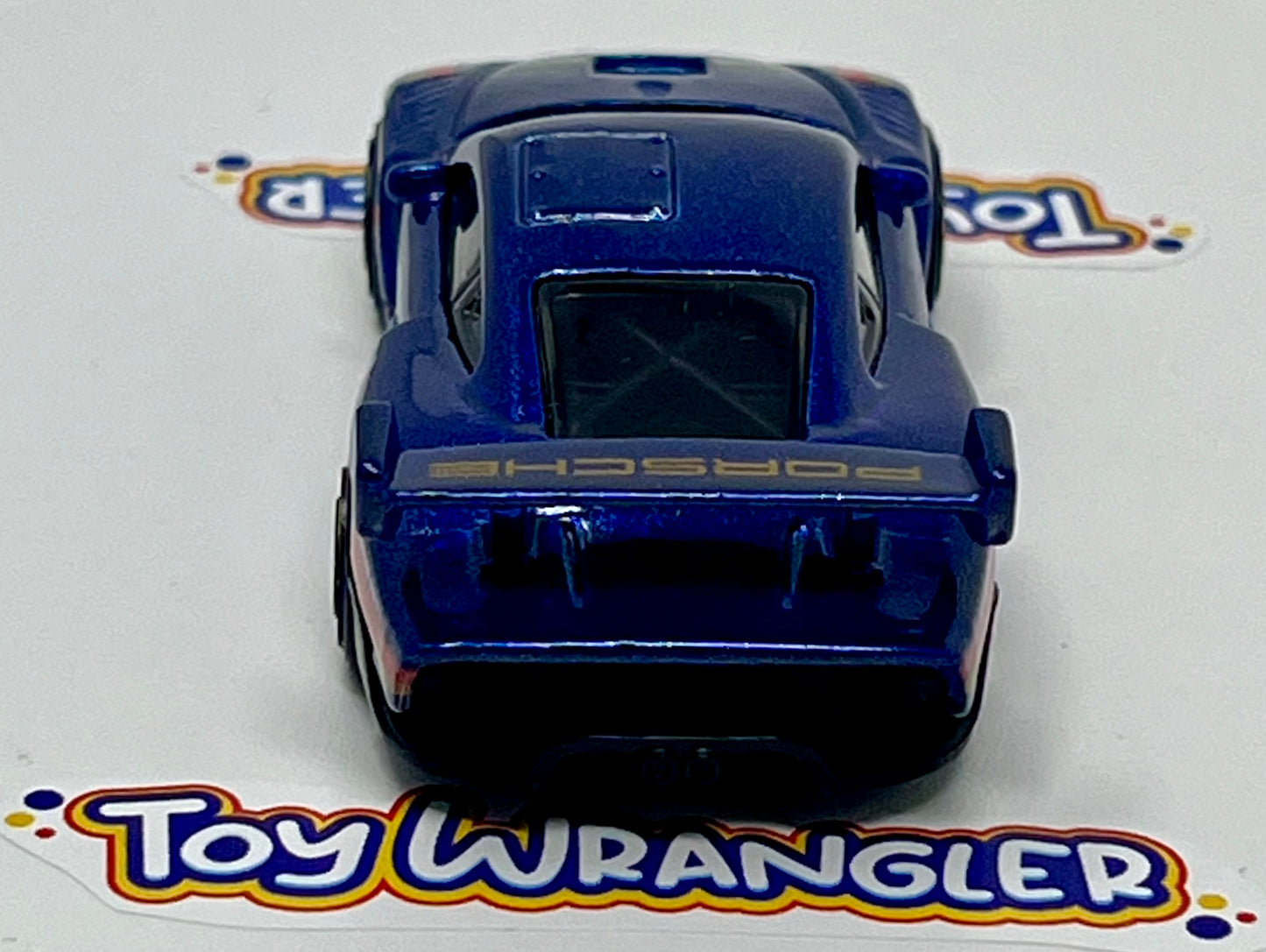 Hot Wheels Porsche 935 (Blue with Stripes) with Protector