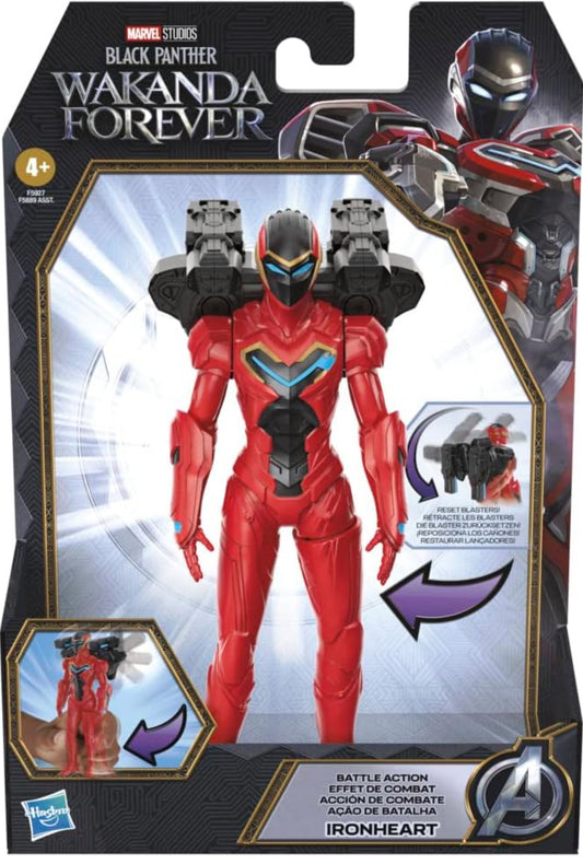 Marvel Studios' Black Panther Wakanda Forever Battle Action Ironheart, 6-Inch Action Figure, Toy for Kids Ages 4 and Up