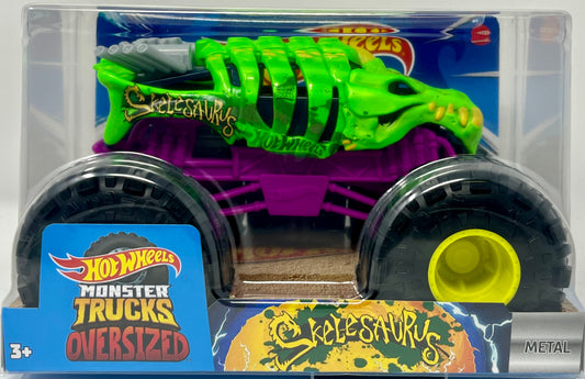 Hot Wheels Skelesaurus Monster Truck Oversized 1:24 Scale