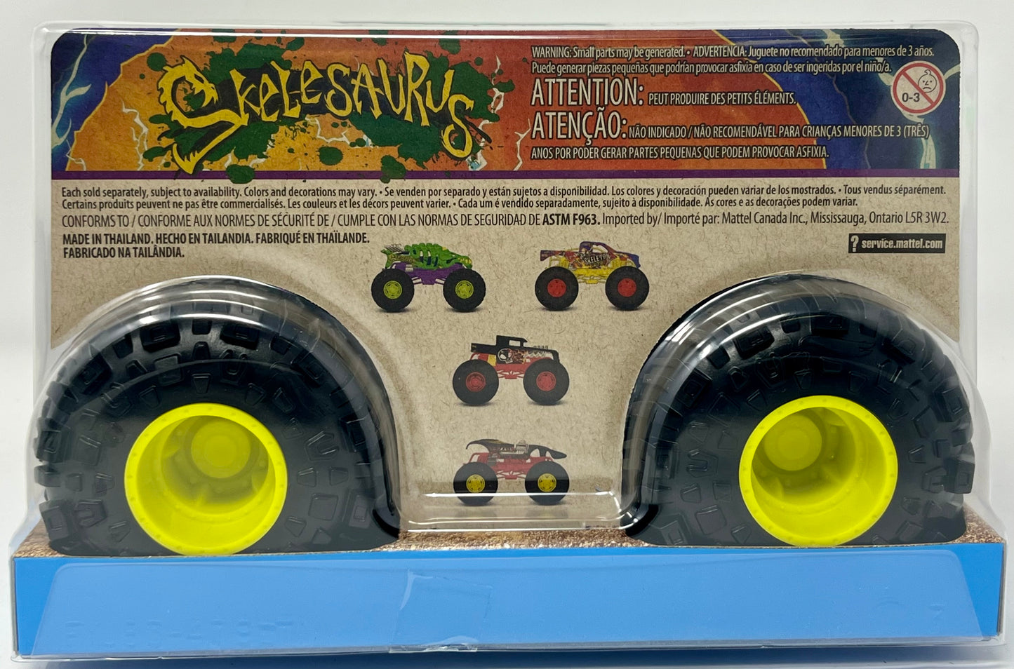 Hot Wheels Skelesaurus Monster Truck Oversized 1:24 Scale