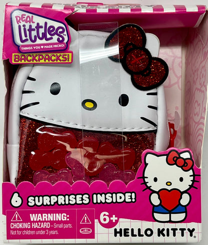 Real Littles Hello Kitty Sanrio Mini Red Glitter Backpack