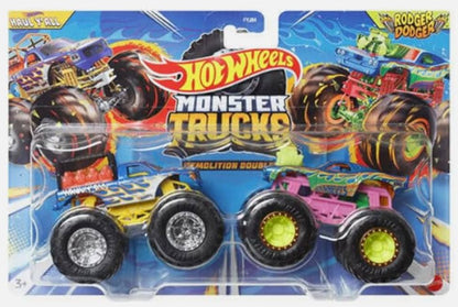 Hot Wheels Monster Trucks Haul Y'all vs Rodger Dodger