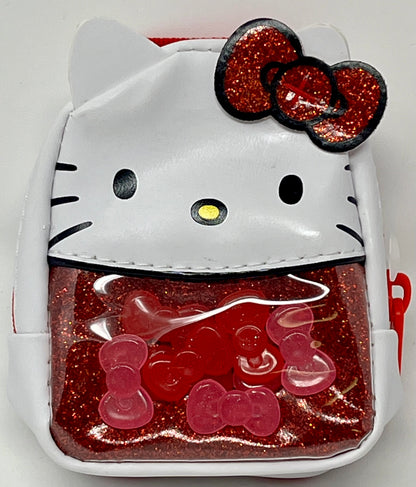 Real Littles Hello Kitty Sanrio Mini Red Glitter Backpack