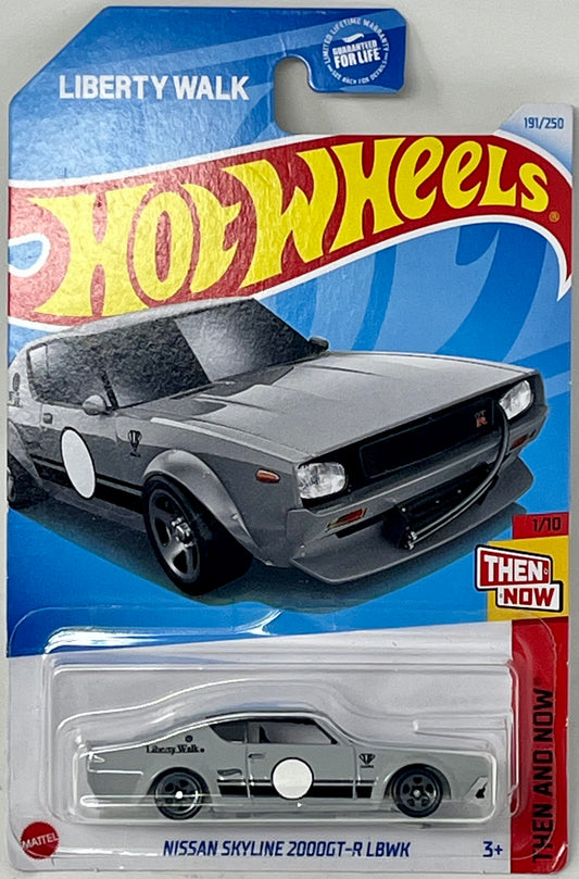 2024 Hot Wheels THEN AND NOW 1/10 Nissan Skyline 2000GT-R LBWK 191/250