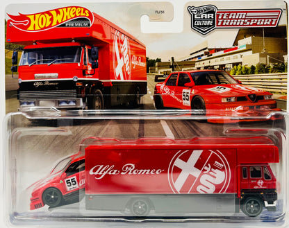 Hot Wheels Alfa Romeo 155 V6 Ti Fleet Flyer, Team Transport #53