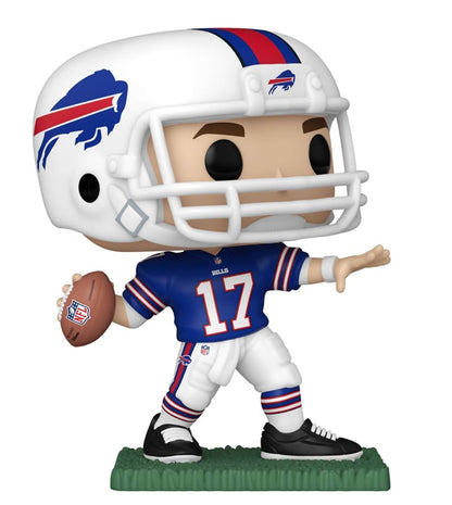 Josh Allen (Buffalo Bills) (Away Jersey) Funko Pop! NFL Series 9 With Protective Case