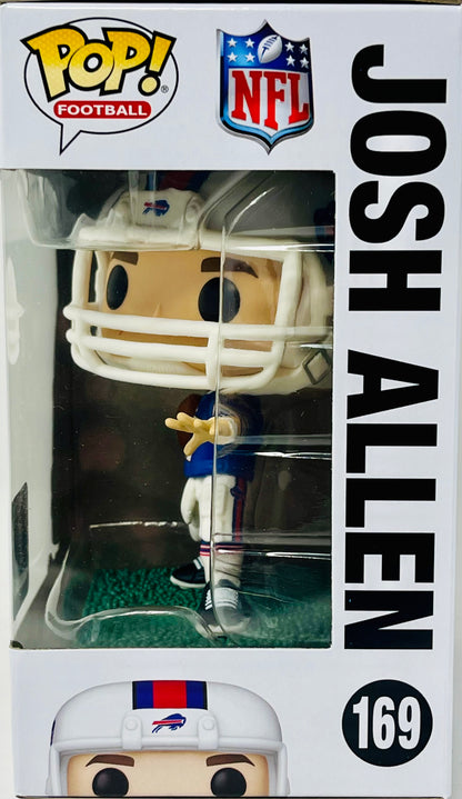 Josh Allen (Buffalo Bills) (Away Jersey) Funko Pop! NFL Series 9 With Protective Case