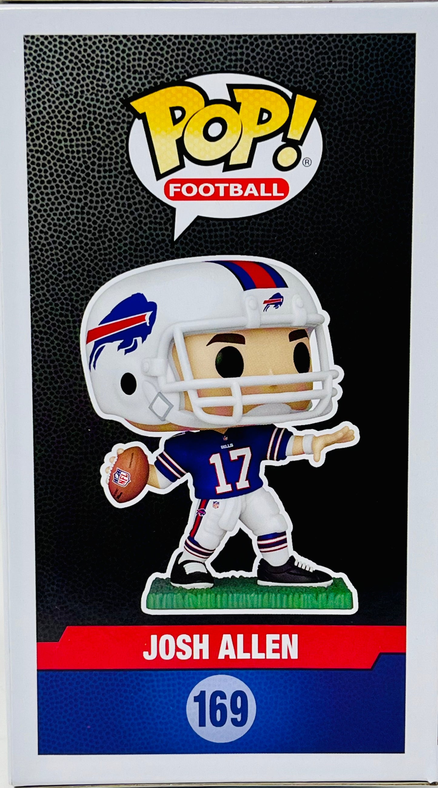 Josh Allen (Buffalo Bills) (Away Jersey) Funko Pop! NFL Series 9 With Protective Case