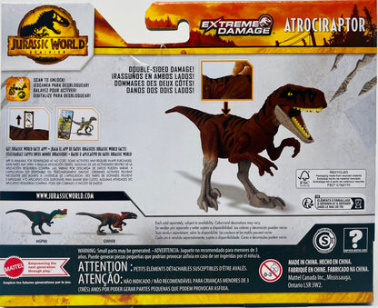 Jurassic World Dominion Extreme Damage Atrociraptor Action Figure Matel