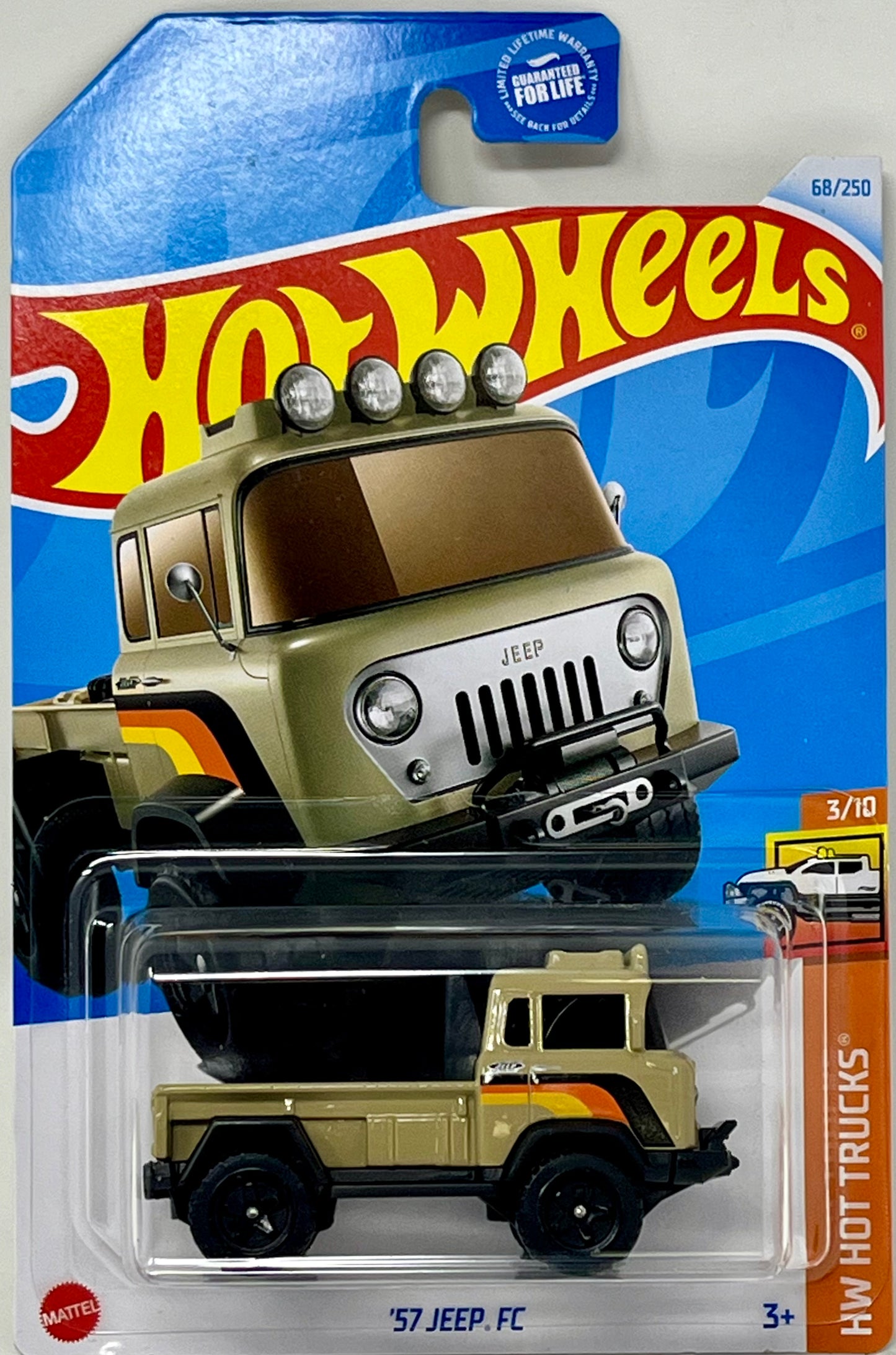 Hot Wheels '57 Jeep FC, Baja Blazers 3/10 [Khaki] 68/250