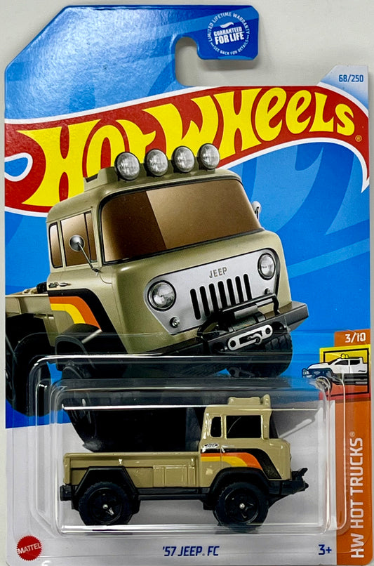 Hot Wheels '57 Jeep FC, Baja Blazers 3/10 [Khaki] 68/250