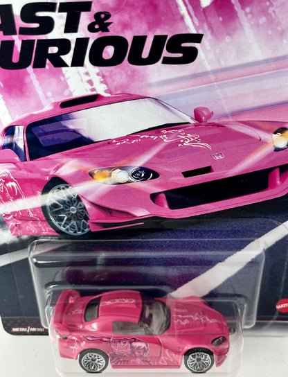 Hot Wheels 2020 Premium Fast & Furious Quick Shifters 1/5 Honda S2000 (Pink)